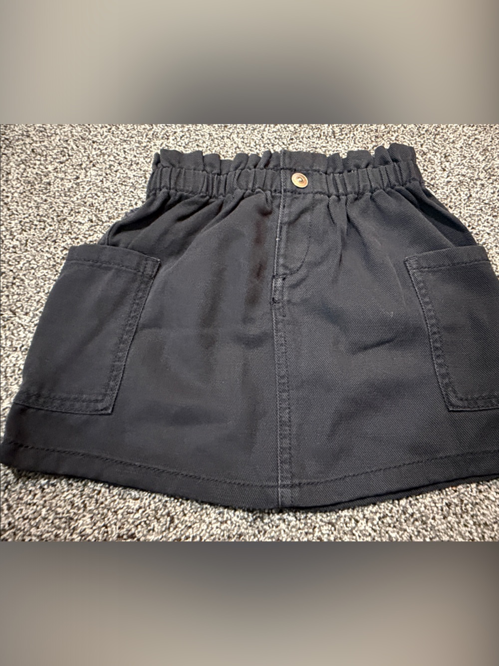 wonder nation Black Girls' Casual Pocket Skirt 5T